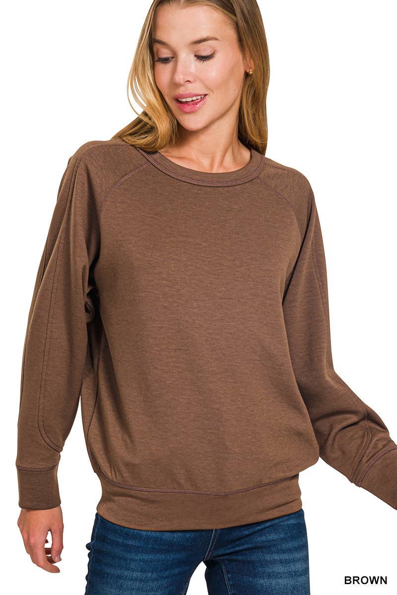Vanilla Monkey - Wholesale Sweatshirt - Women's - Soft Scuba Crewneck Sweatshirt2