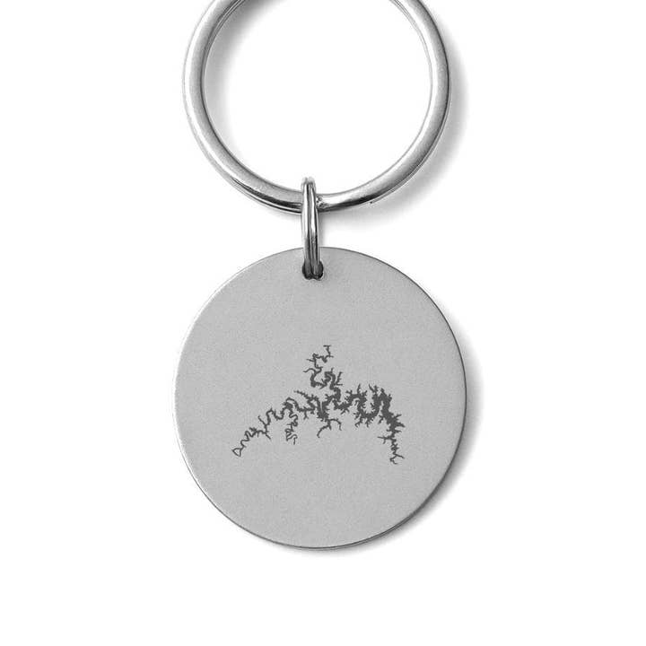 Table Rock Lake Outline Souvenir Keychain – Ozarks for wholesale by North Star Rustics Too