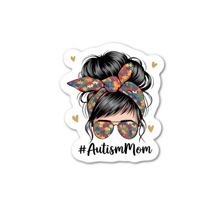 Autism Awareness Mom for wholesale by Stick-It Expressions