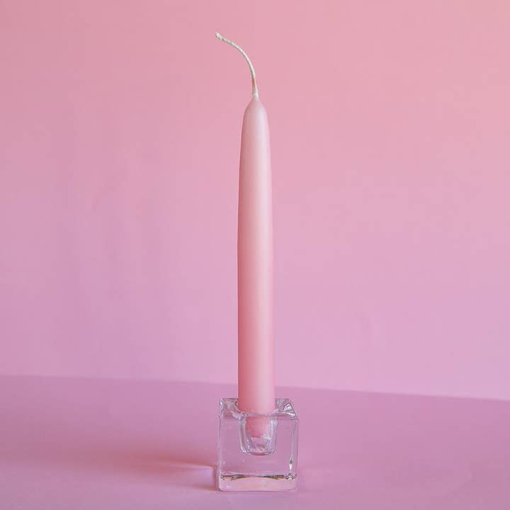 Vela cônica - Sal rosa 18 cm por atacado de Oh It's Perfect