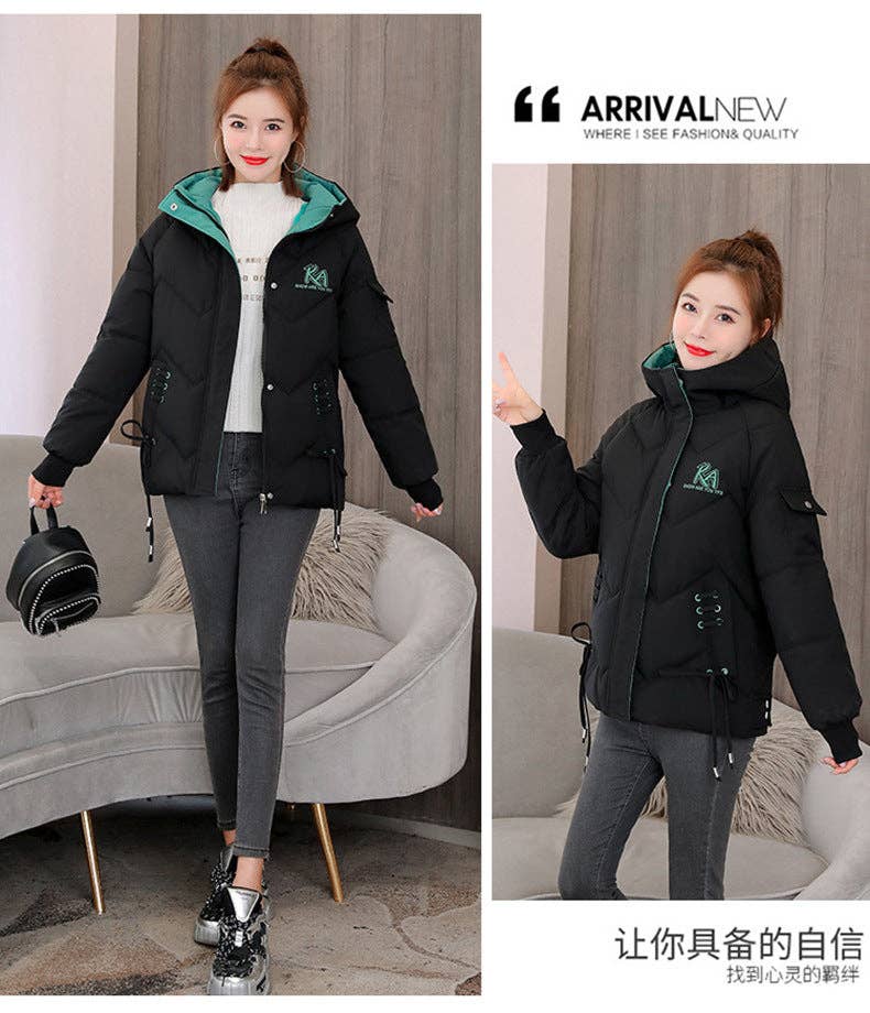 Marayn - Wholesale Puffer Jacket - Women's - Chic 2025 Winter Puffer Jacket Korean Style Warm Loose #222