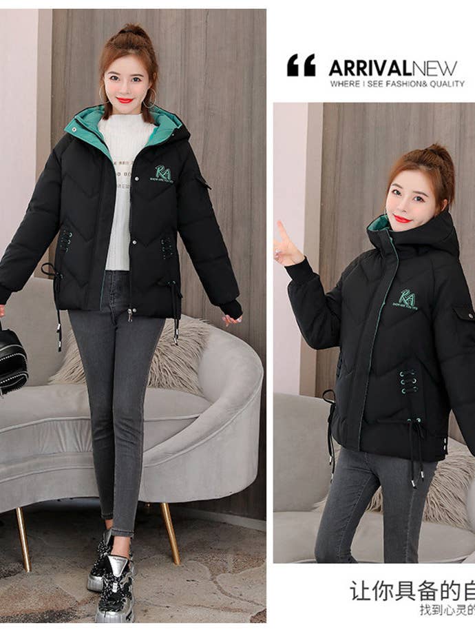 Marayn - Wholesale Puffer Jacket - Women's - Chic 2025 Winter Puffer Jacket Korean Style Warm Loose #222