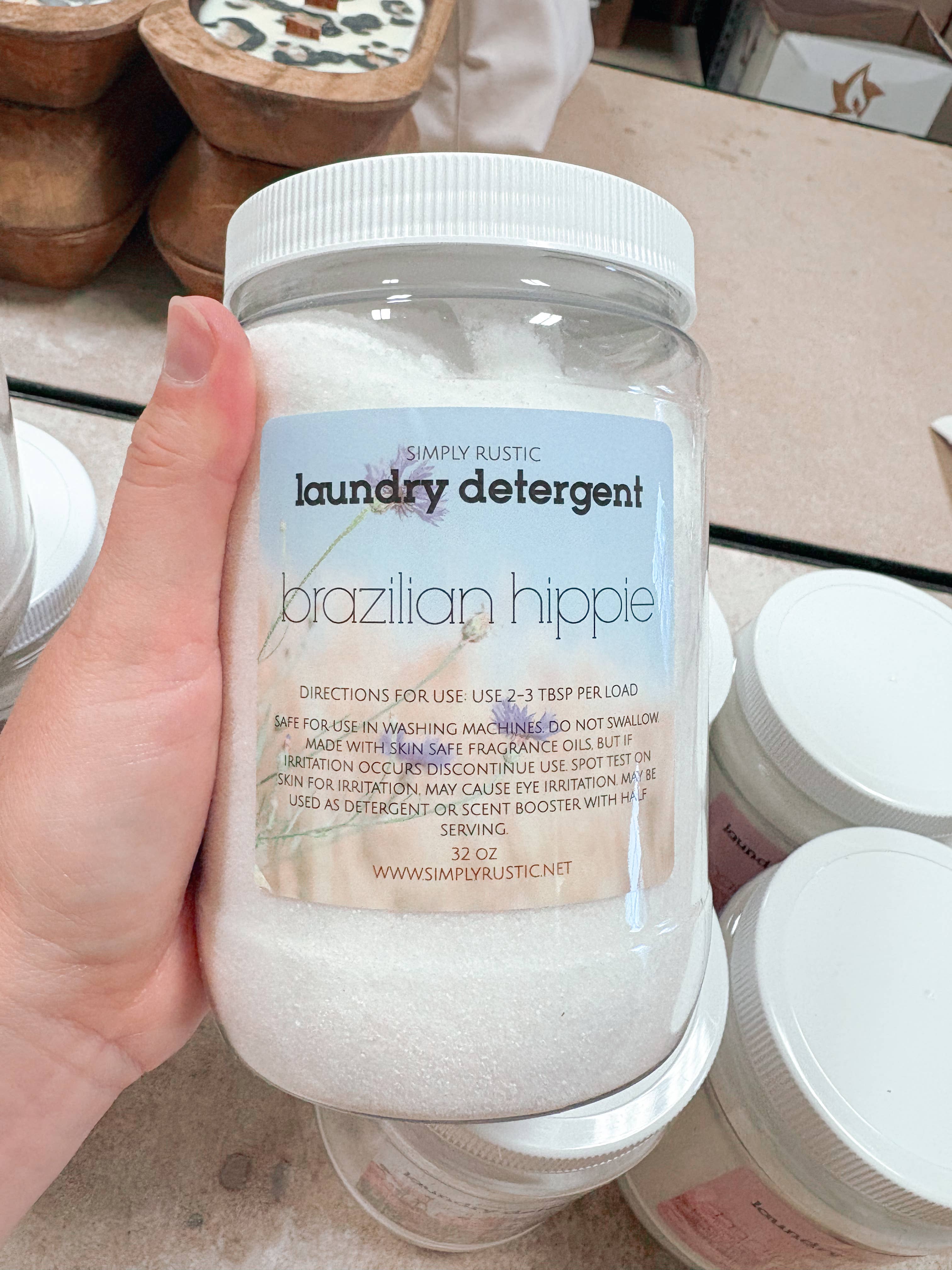 Simply Rustic - Wholesale Laundry Detergent Powder/Pods - Laundry Detergent 32oz4