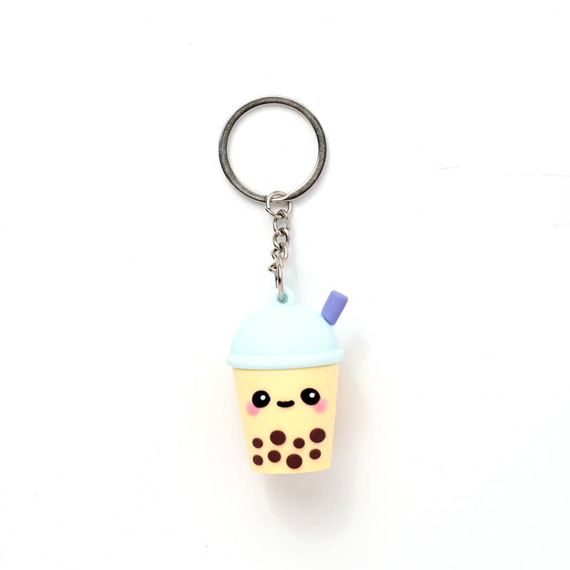 Puckator Ltd – Engroshandel Nøglering - Unisex – Boba the Bubble Tea Foodiemals 3D PVC nøglering2
