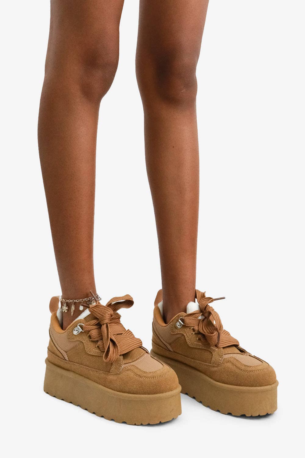 Lemonade Shoes - Wholesale Lifestyle Sneakers - Women's - POPULARITY - Plush Platform Sneaker w/ Thick Laces7