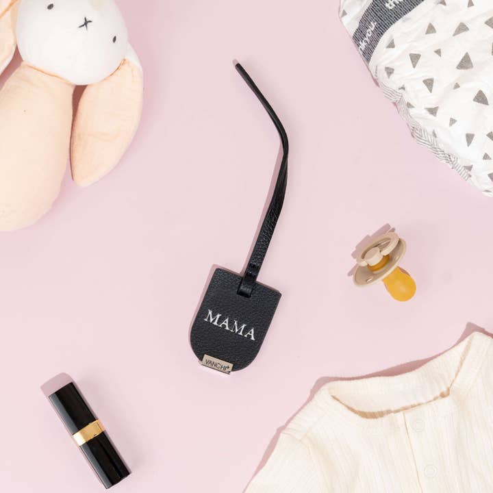 VANCHI - Wholesale Luggage tag - VANCHI MAMA Luggage Tag - Black2