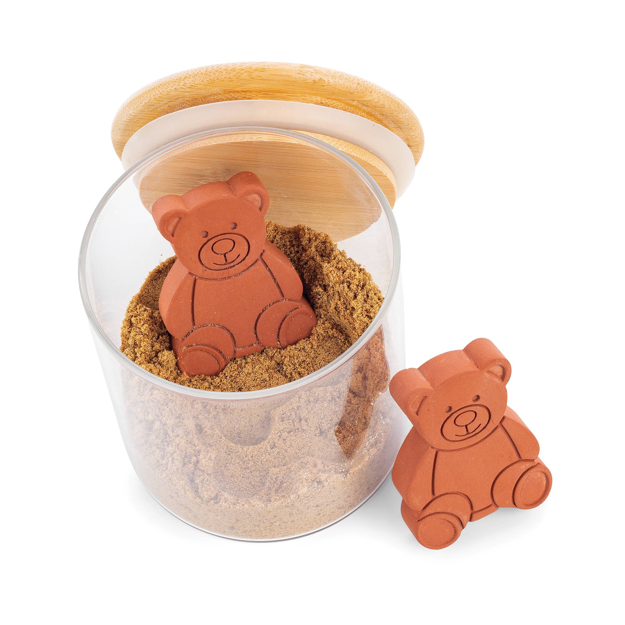 Fox Run Brands - Wholesale Kitchen Tool/Gadget - Fox Run Terracotta Brown Sugar Bear Keeper Saver,Set 2, 2.5"4