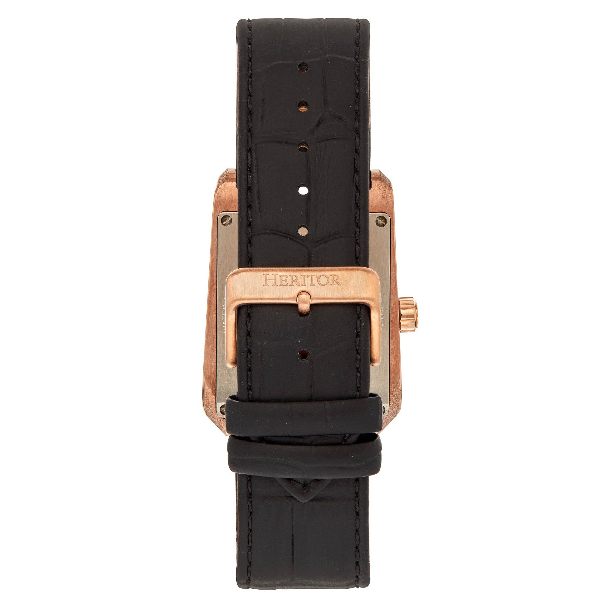 Heritor Automatic - Wholesale Polshorloge - Heren - Heritor automatisch Wyatt-skelethorloge met lederen band18