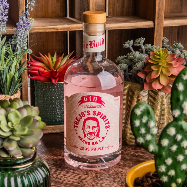 Trejo's Zero Proof Spirits - Wholesale Non-Alcoholic Spirits/Wine/Beer - Trejo's Spirits Zero Proof Pink Gin Alternative (6 Pack)5
