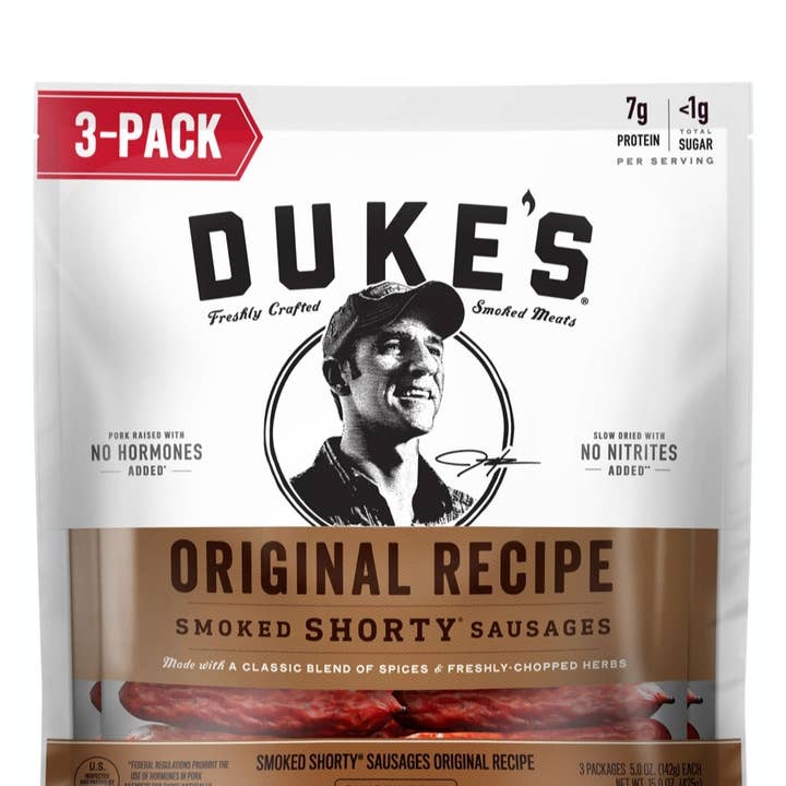 Duke’s Smoked Shorty Sausages 5oz (3-Pack) – Original Recipe for wholesale by Majestic Wholesale