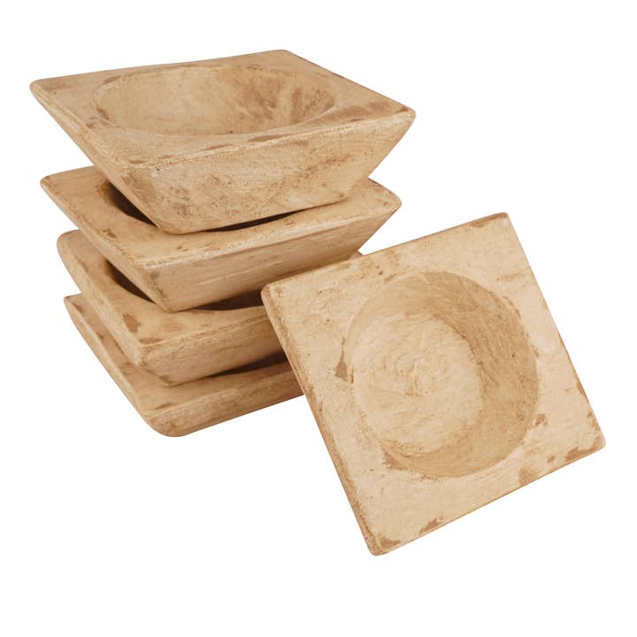 My Amigos Imports - Wholesale Candle holder - Arizona™ Farmhouse Square-Candle Ready-Bowl-4 Color Choices4