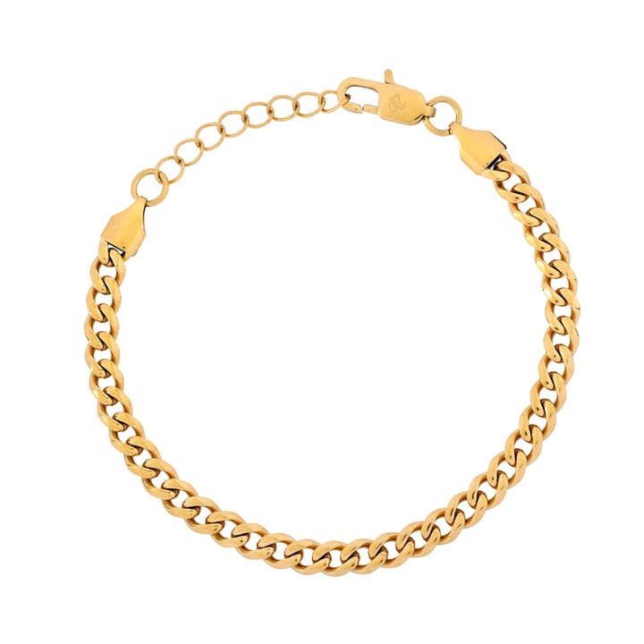 Bracciale cubano in oro (5MM) per la vendita all'ingrosso da parte di Twistedpendant