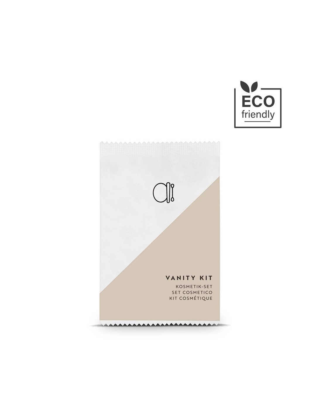 Flexi Amenities - Wholesale Set met bad- en lichaamsproducten - Cosmeticaset voor gasten in bio papieren zakje1