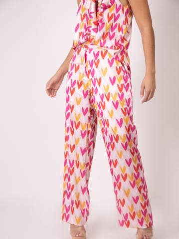 Pantalon en soie - Coeurs color pour la vente par Martha Sevcik
