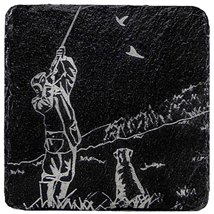 Single Slate Coaster — Shooting für den Großhandel von Selbrae House Ltd