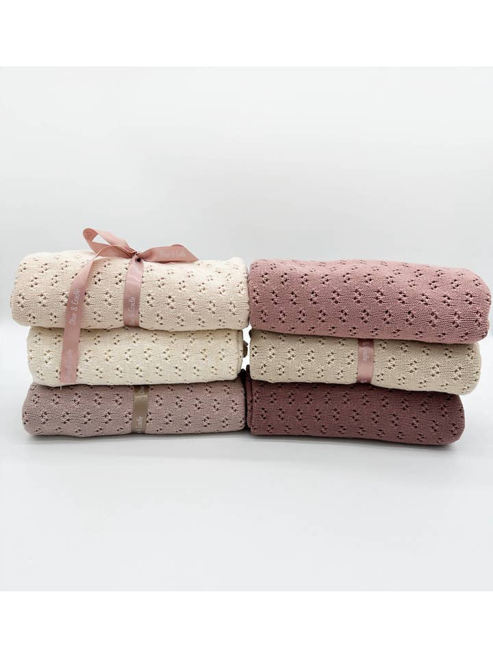 OLIVE & CRADLE - Wholesale Bedding Blanket - Kids & Baby - Grace Knitted Blanket