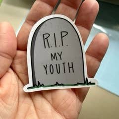 Stone Donut Design, LLC - Wholesale Sticker - RIP My Youth Vinyl Sticker