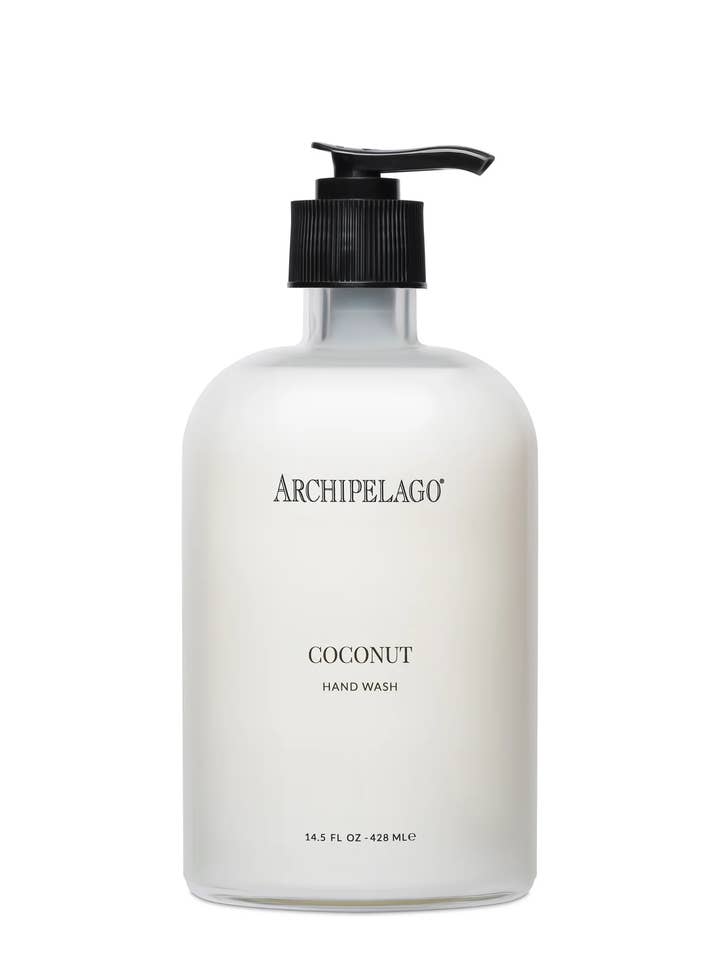 Coconut Glass Hand Wash, 14.5 oz for wholesale by Archipelago Fragrences