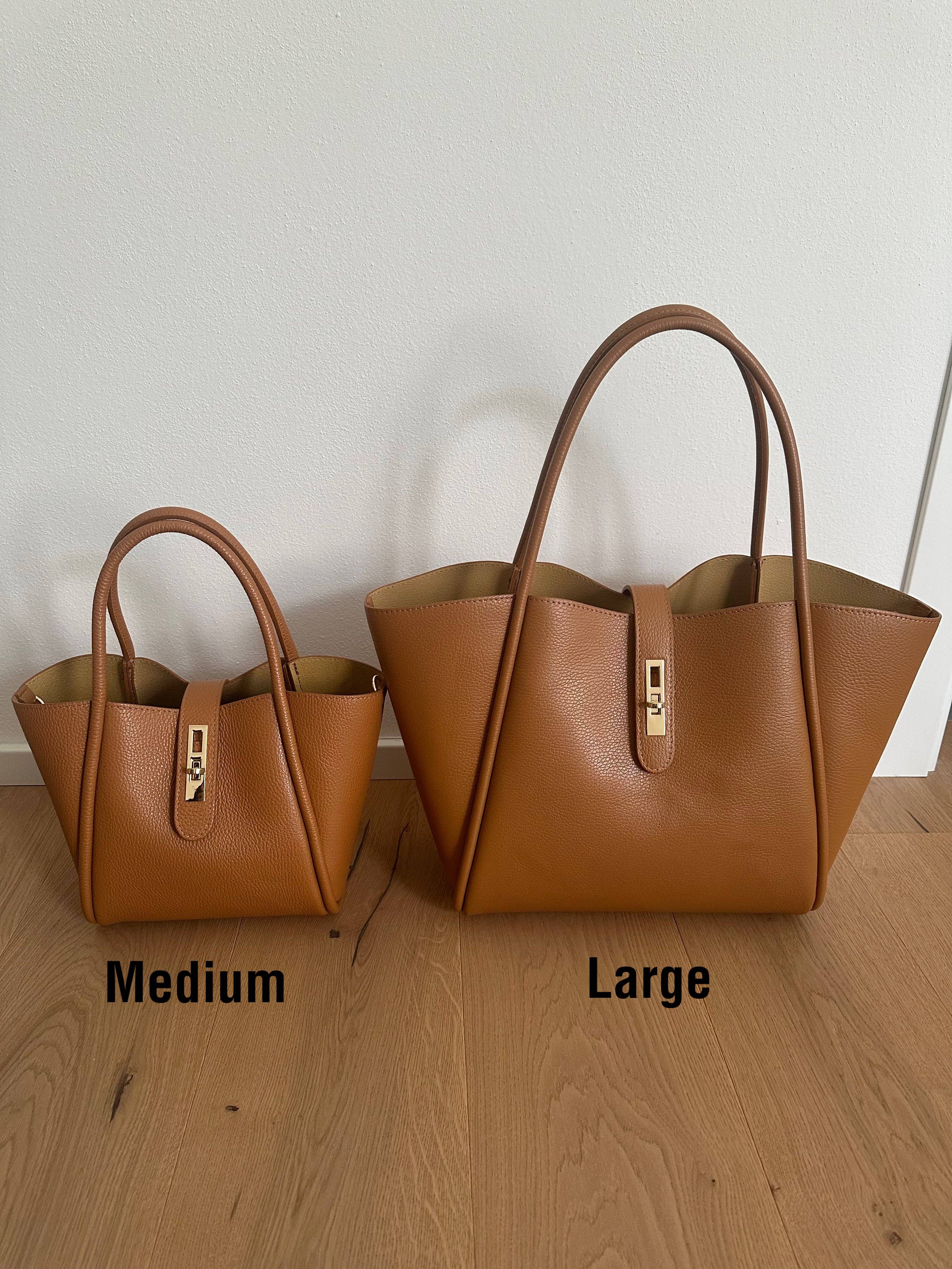 Zhade – Engroshandel Skuldertaske – til kvinder – LUCY stor taske i ægte hamret læder11