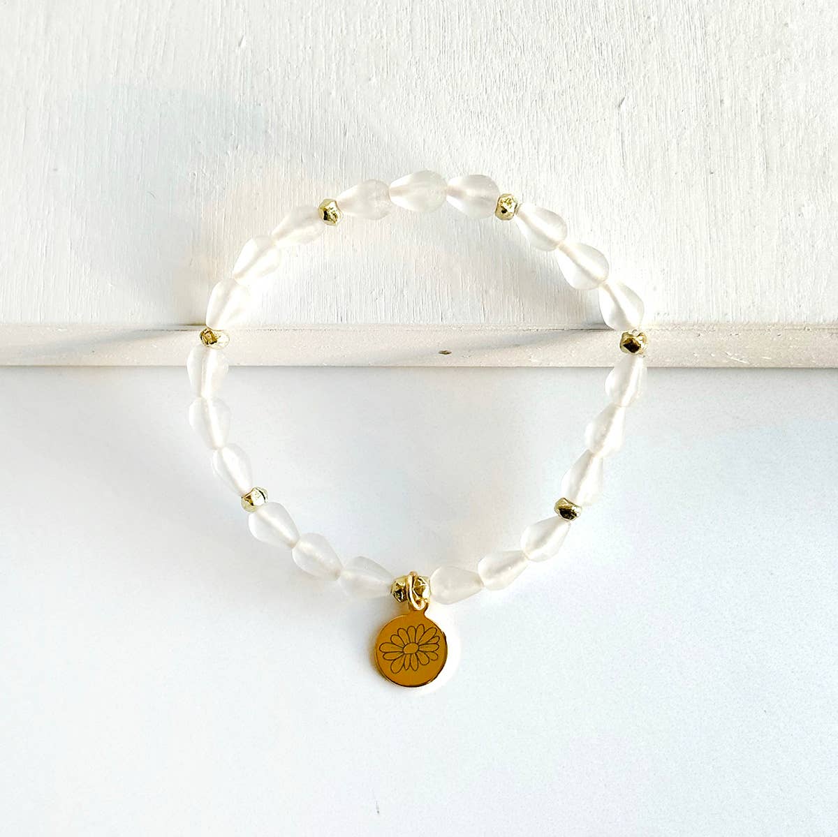 WorldFinds - Vente Bracelets à breloques/pendentifs - Bracelet Fleur de Naissance d'Avril3