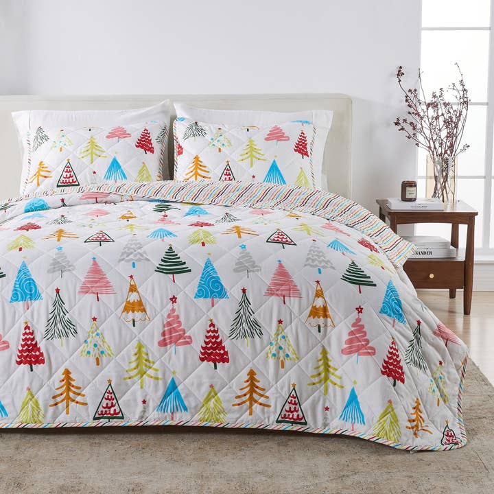 BH Collective - Wholesale Quilt - Colorful Holiday Quilt Set - Midnight Magic Collection27