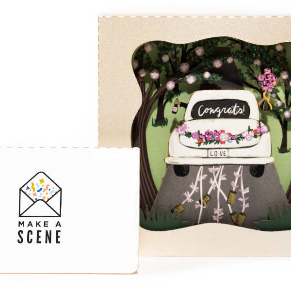 Make A Scene – Großhandel Hochzeitskarte – Pop-Up-Karte zur Hochzeit, mit Glückwunsch*