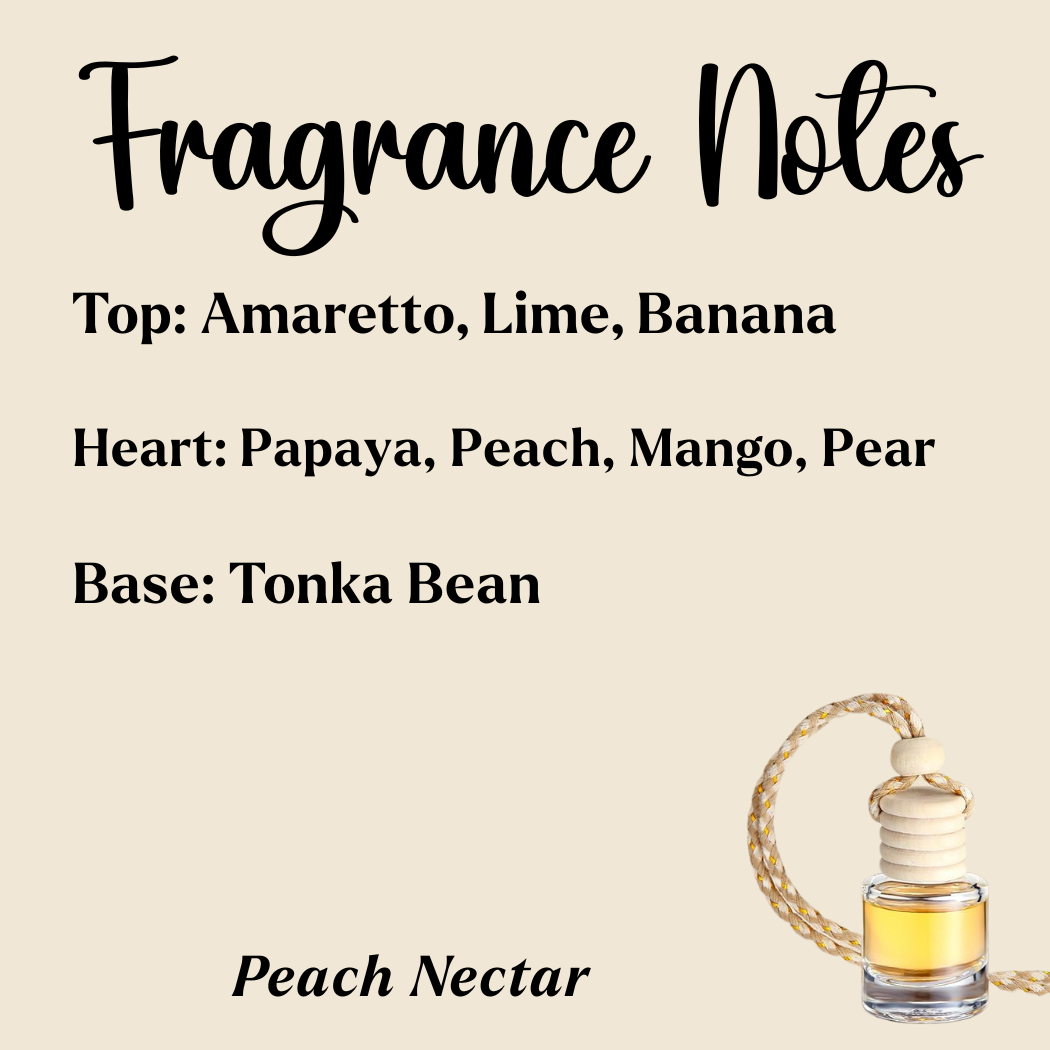 Honey Jar Creations - Vente Désodorisant pour voiture – unisexe - Diffuseurs de voiture suspendus | Baiser de pêche | Fabriqué aux États-Unis4