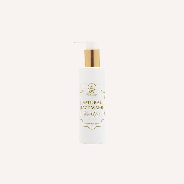 Lavagem Facial Natural - Rosa e Azeitona por atacado de Art of Vedas