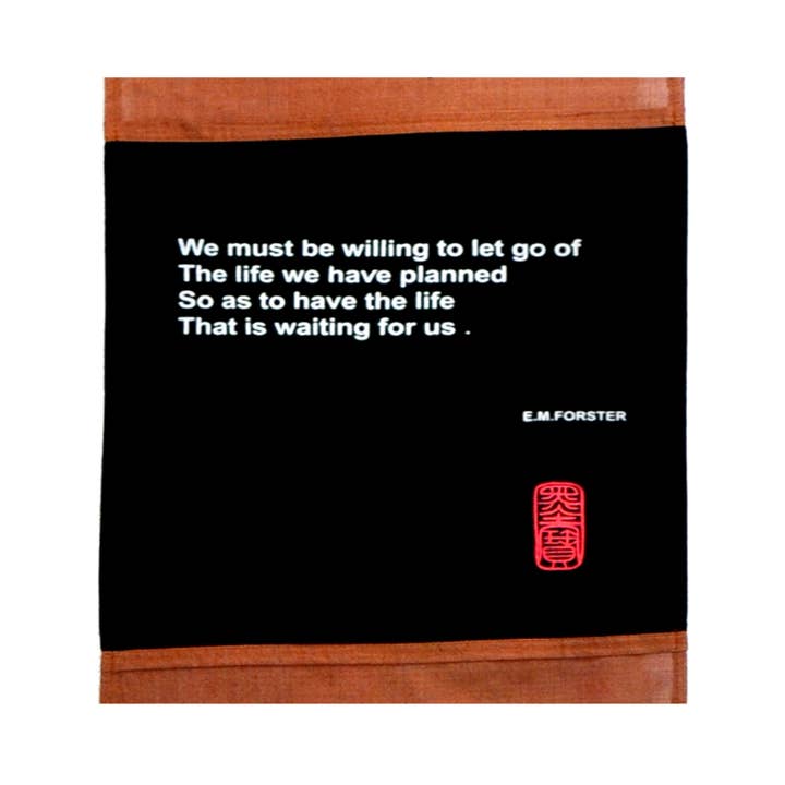 Erik & Mike – Engroshandel Banner – Wall Decor Banner åndelig Citat Bomuld EM Forster Brick1