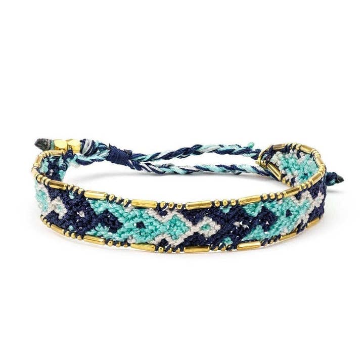 Bali Friendship Bracelet - Ocean Plunge for wholesale by Love Is Project