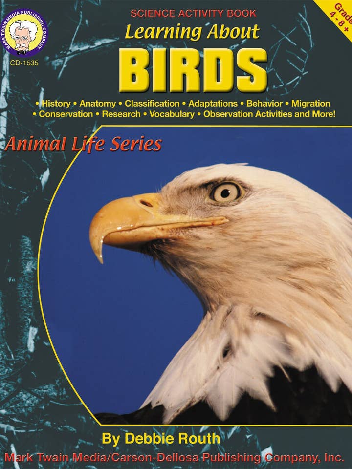 Learning About Birds, Grades 4 - 8 for wholesale by Carson Dellosa Education