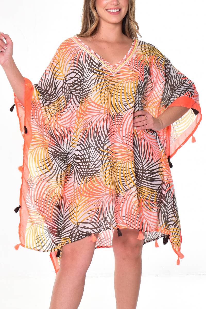 Wholesale Women's Swim CoverUp Tunic For Summer VNeck By Azucar for