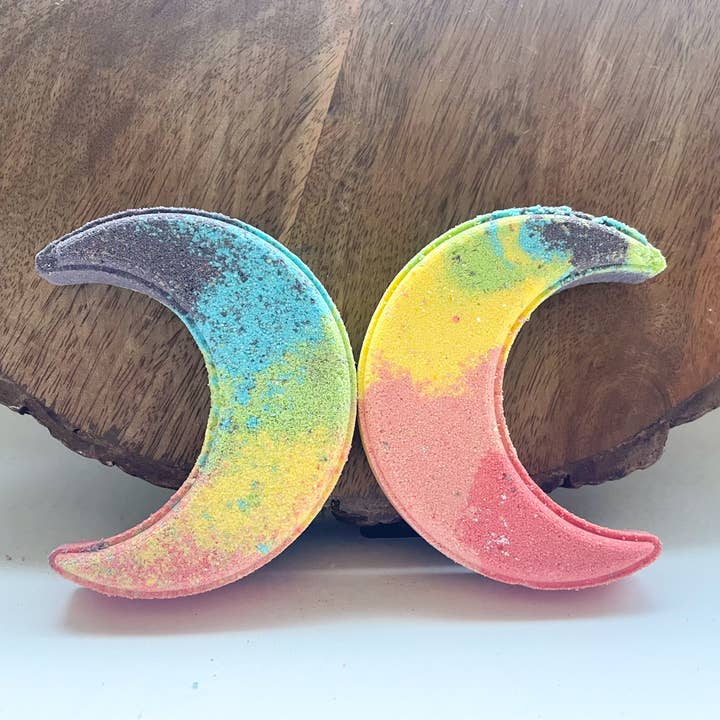 Rainbow Waters - Wholesale Bath Bomb/Fizz - Tie Dye Rainbow Bath Bomb | goat milk | sweet citrus scent3