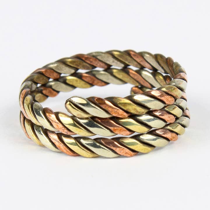 Koppar-, mässing- och aluminiumring (Design 15) för wholesale av El'Cobre-Ecozonelifestyle