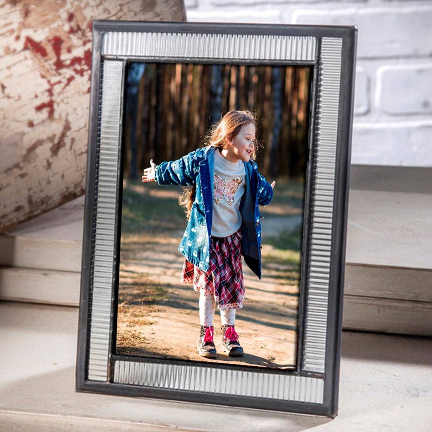 Wholesale Pic 322 Clear Fluted Glass - Easel Back Frame Series for