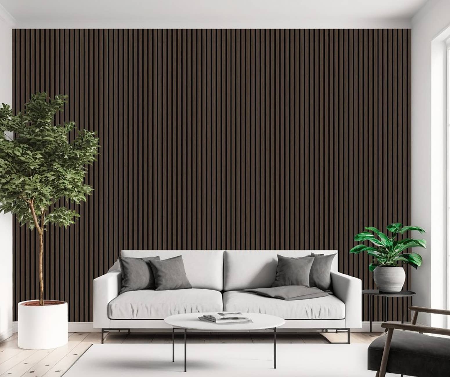 The Keystone Decor - Vente Lambris - Panneaux muraux rainurés en 2 pièces 17 cm x 250 cm (10 pi²) (2 panneaux)5