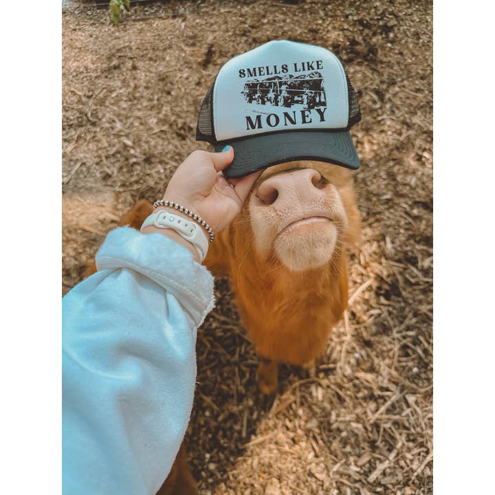 The Walking A - Wholesale Trucker Hat - Unisex - SMELLS LIKE MONEY CAP1