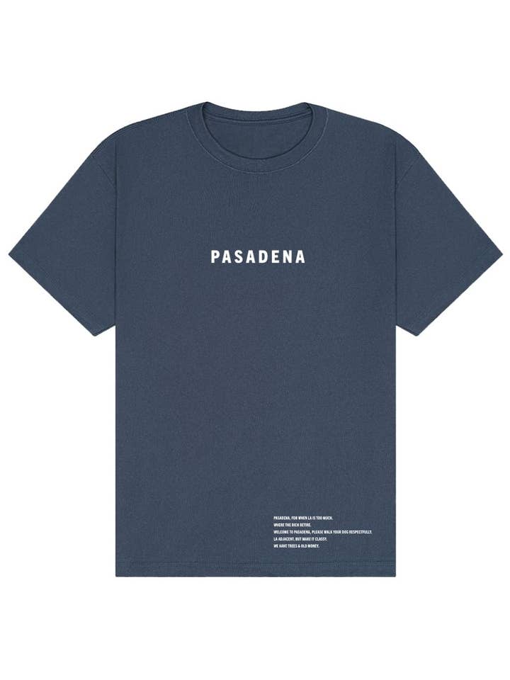 T-shirt surdimensionné et épais Pasadena – Flex subtil dans le coin le plus chic de SoCal pour la vente par Tourist Tee Co.