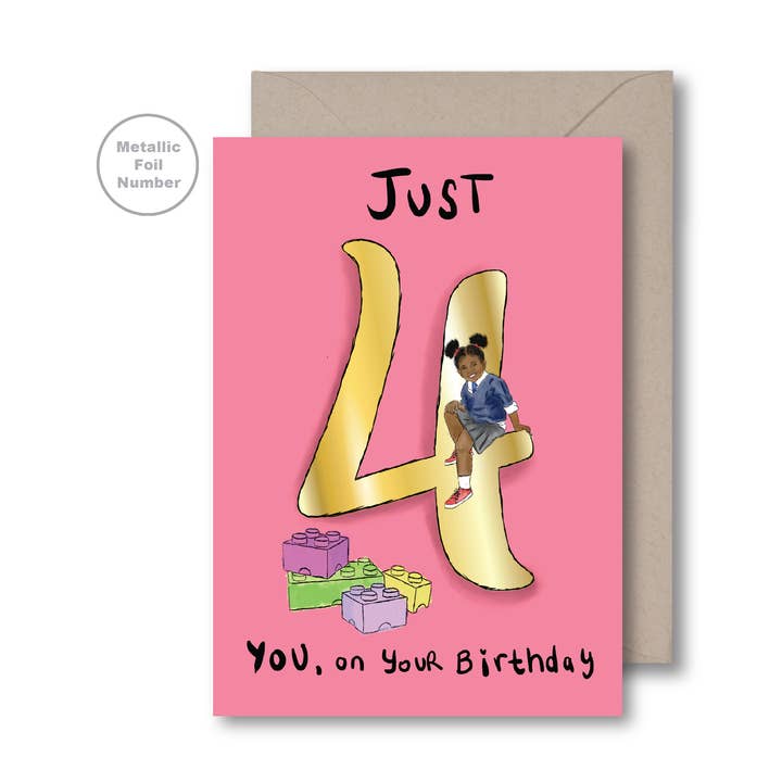 Tarjeta de cumpleaños Just 4 You On Your para venta al por mayor de KitsCH Noir