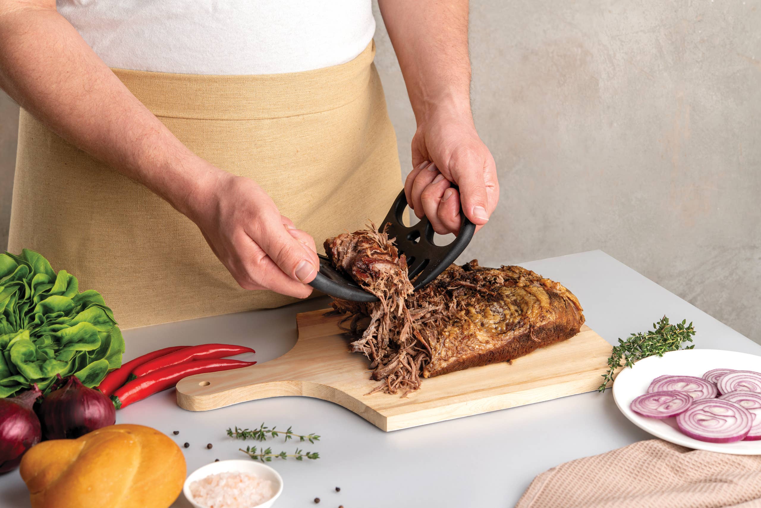 OTOTO - Wholesale Kitchen Tool/Gadget - Meat Muncher Meat Shredders  BBQ Accessories & Gifts Set/23