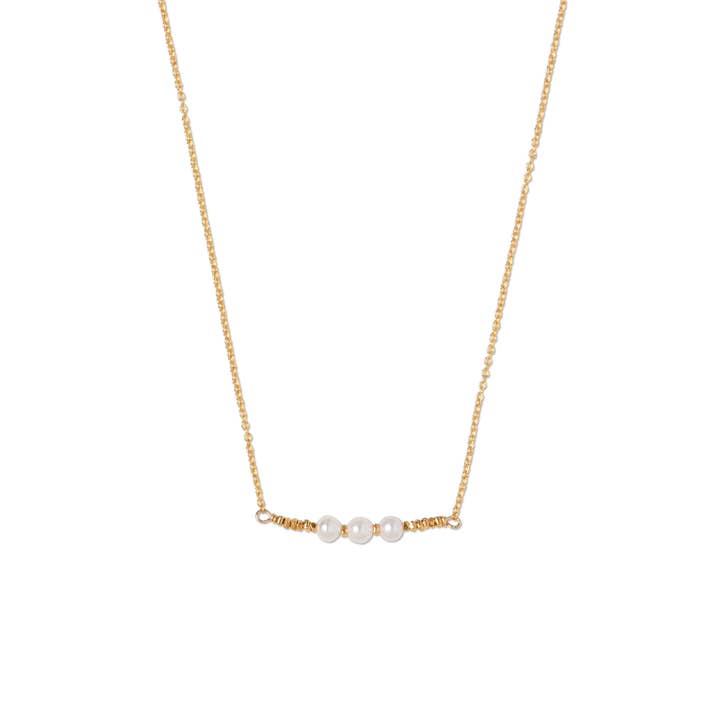 Collar con colgante de perlas Akoya de Lisette para venta al por mayor de Kate Winternitz Jewelry