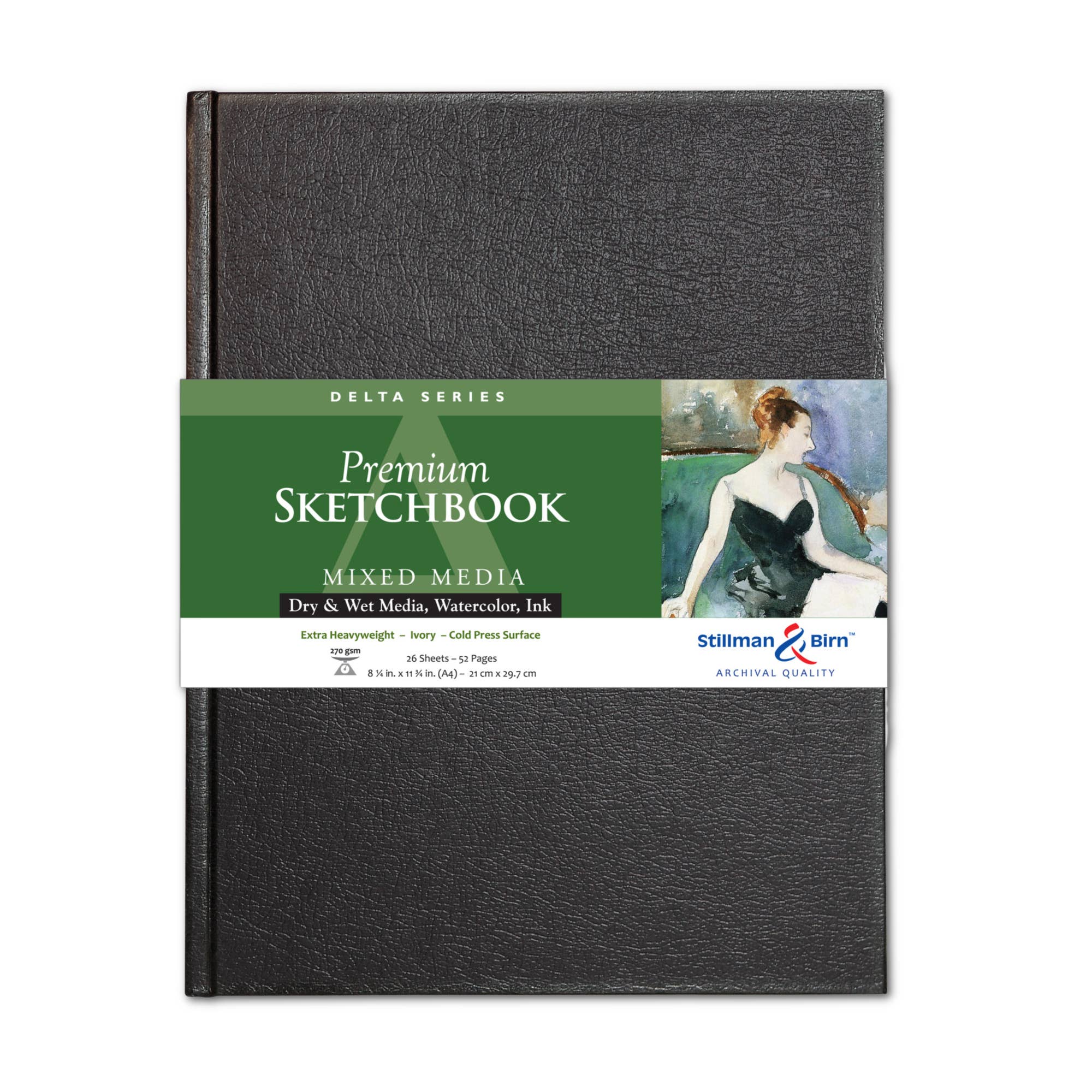 Exaclair - Vente Carnets de croquis - Journal en techniques mixtes Stillman & Birn, série Delta, ivoire11