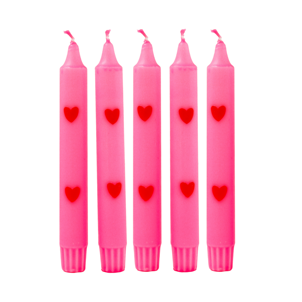 Aifcandles - Wholesale Taps toelopende kaars/kandelaar - Diner Kaars Heartbeat3