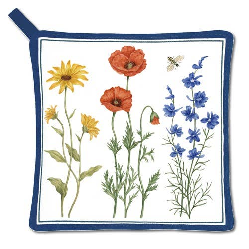 Potholder 21-401 Floral Trio for wholesale by Alice's Cottage