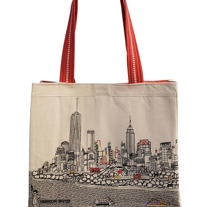 NEW YORK TOTE BAG for wholesale by Beyond Cushions Corporation