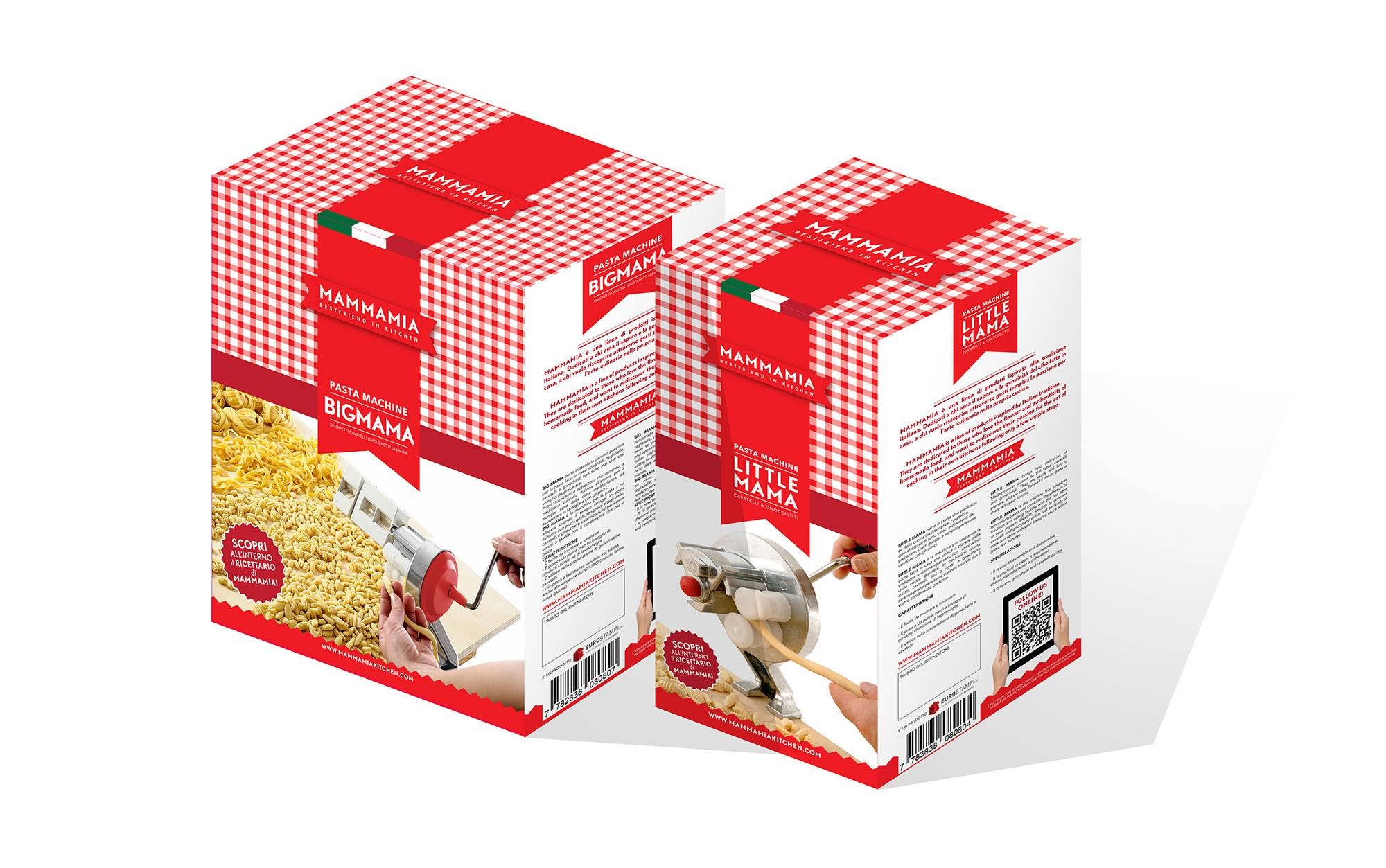 MAMMAMIA by Eurostampi – Engroshandel Køkkenudstyr – Big Mama pastamaskine, 100 % lavet i Italien6