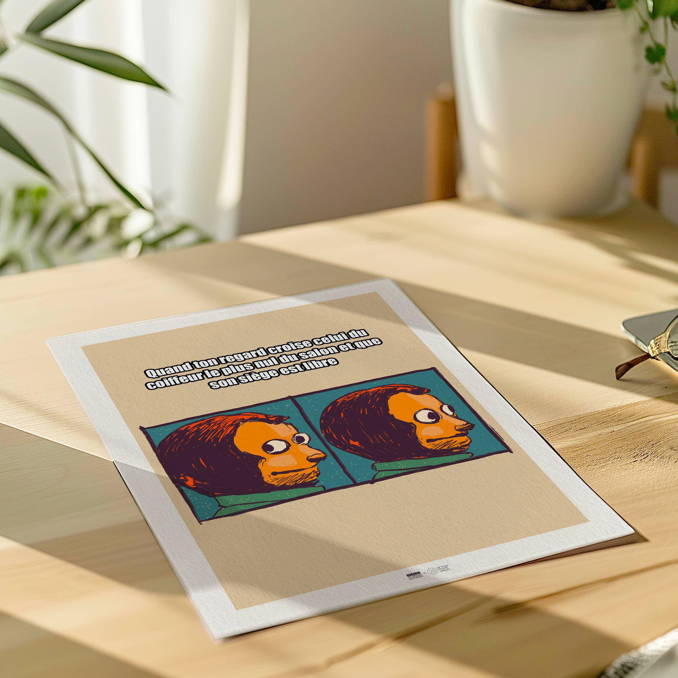 le murmure des murs - Venta al por mayor Pósteres - Muestra meme Marioneta mono color1