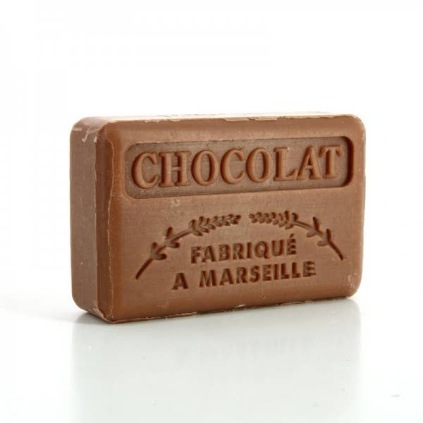 Au Savon de Marseille - Wholesale Bar Soap - Chocolate - French soap with organic shea butter 125g