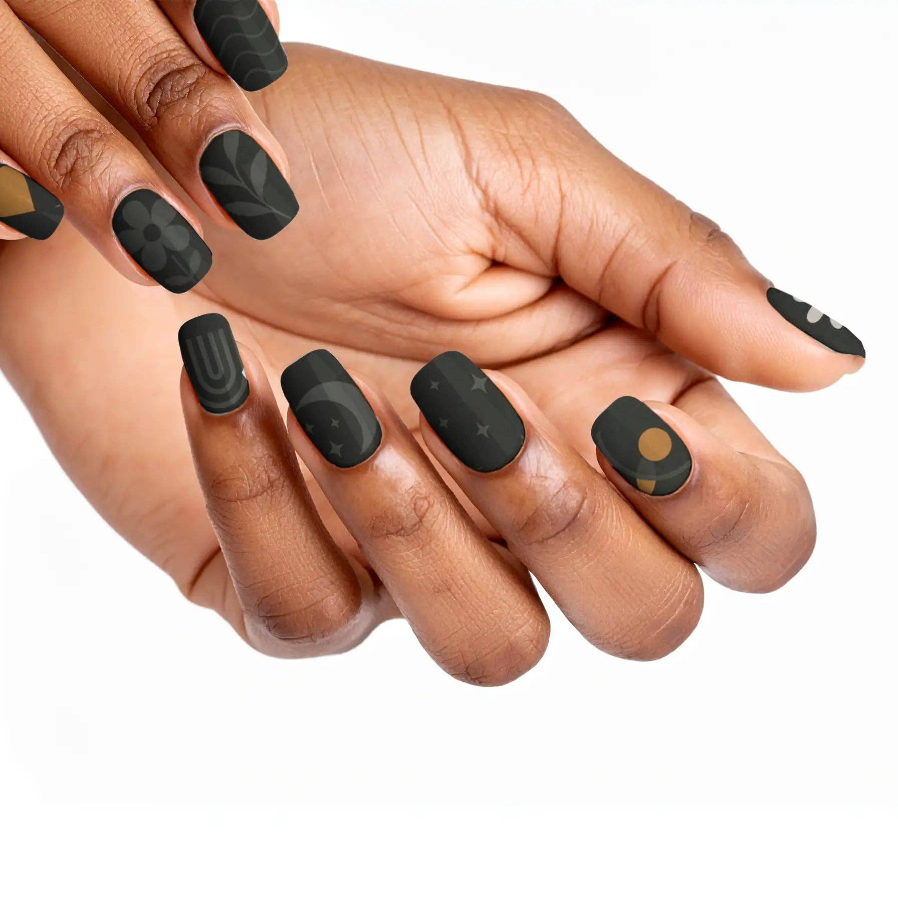 FYNE BODY - Wholesale Press-on/fake nails - Midnight Sunbeam Black Summer Press-On Nails77