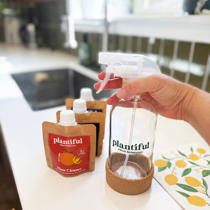 Plantiful Clean - Wholesale Spray Bottle - Plantiful Reusable Glass Spray Bottle 2